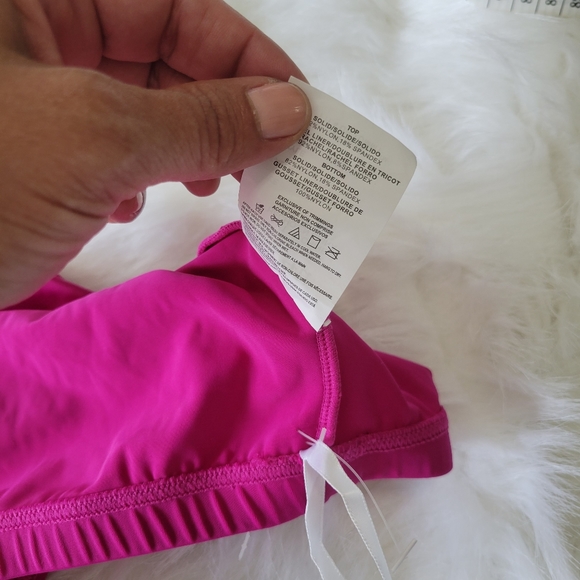 Fit 4 U Fit 4 UR Tummy High Waist Bikini Bottom 16W NWT Bright Barbie Pink - Picture 4 of 6